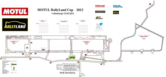 motul rallyland cup 2012 trasa